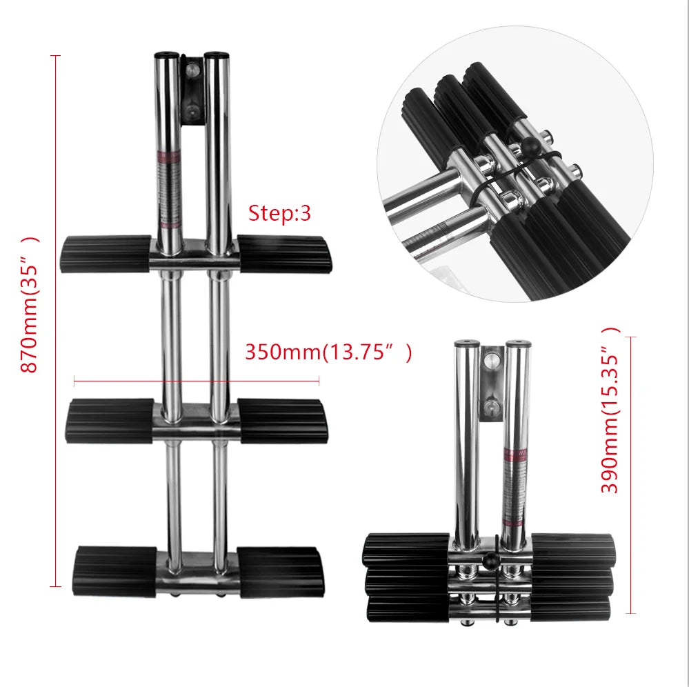 Removable Telescoping Transom Ladder