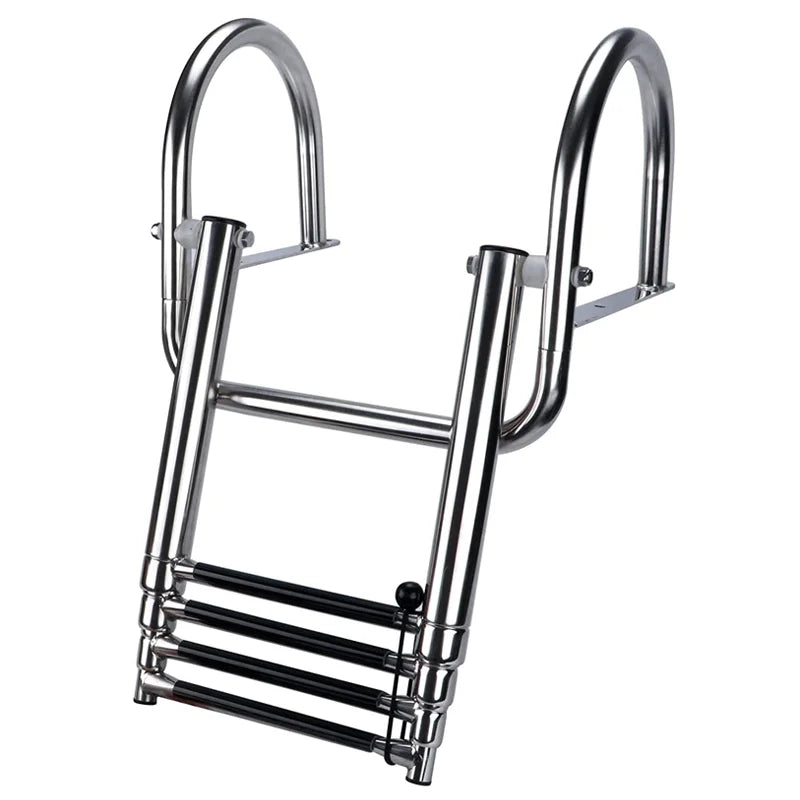 Platform-Mount Ladder with Grab Rails