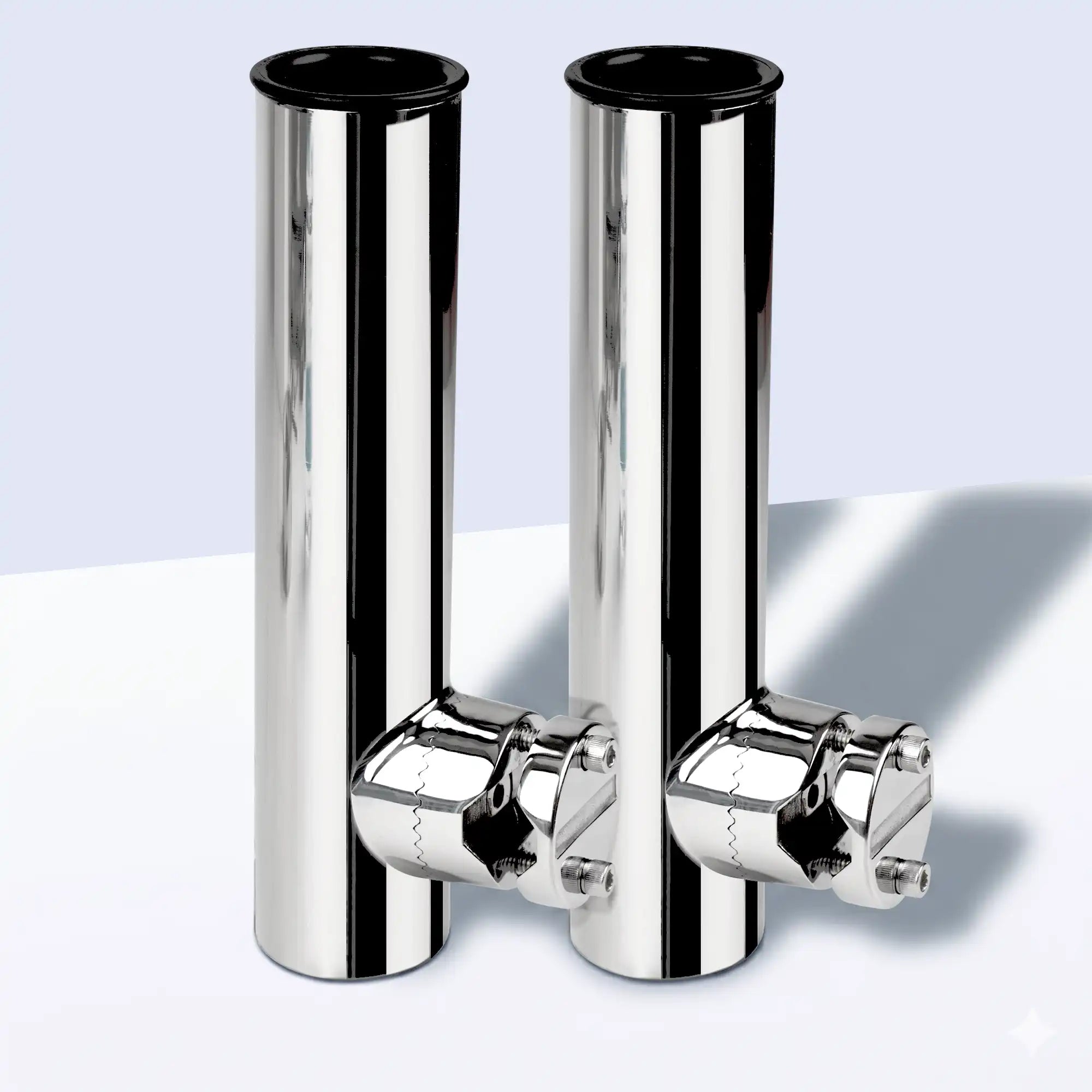 fishing rod holders for 1 1 2 inch rail Single .875-1" Mount Dual Axis Holder Rod Boss Shop Mounting Hardware is included 360 Rail Mount Fishing Rod