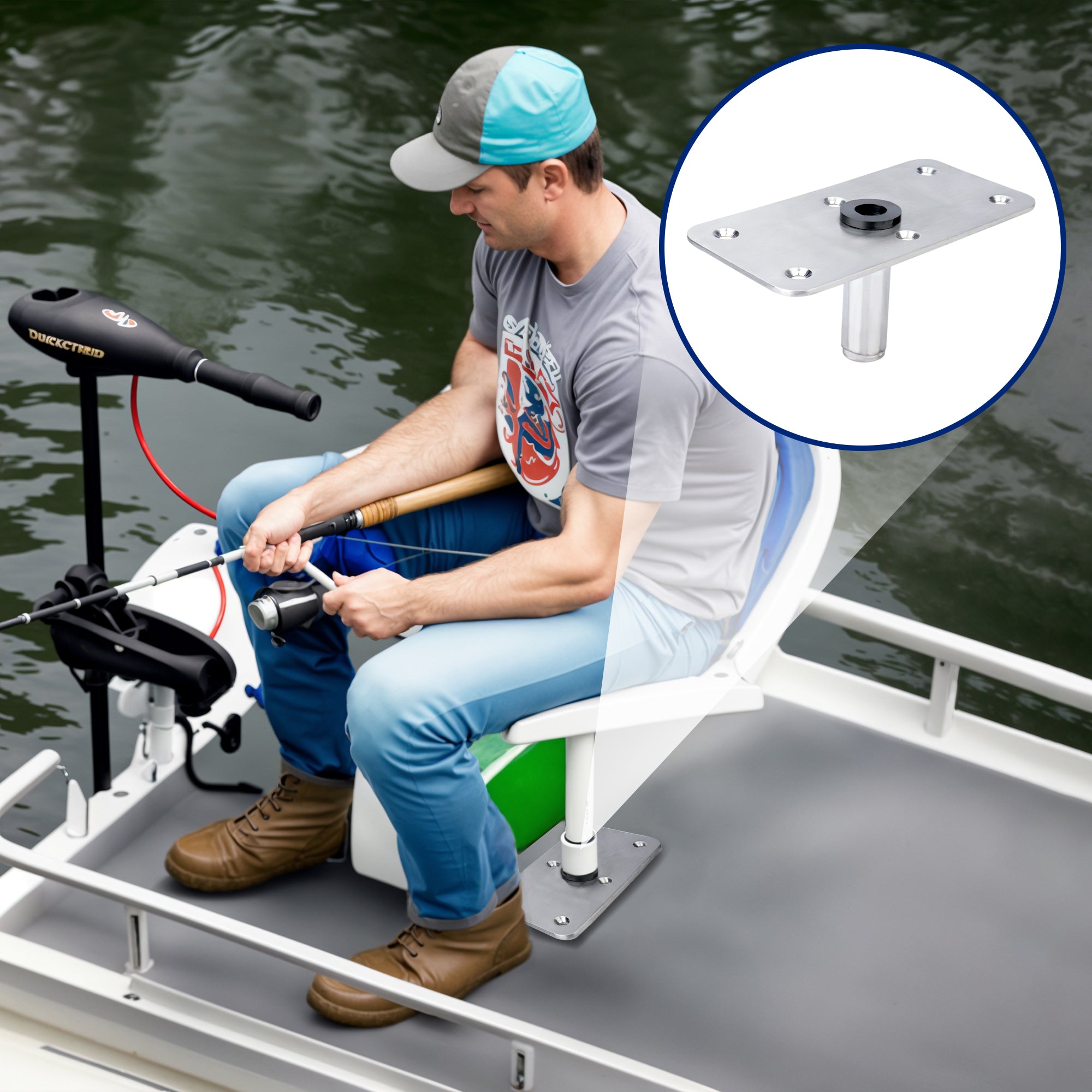Boat Seat Base 9" x 5"